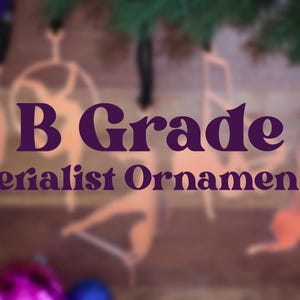B GRADE Aerialist Ornament