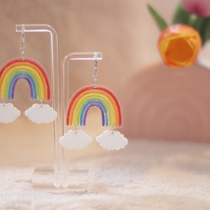 Rainbow earrings