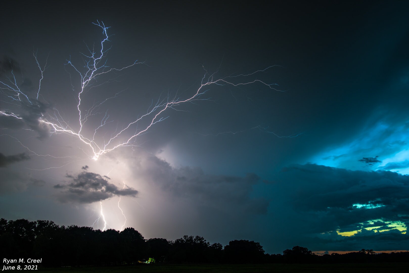 Central Florida Lightning Storm of June 8th, 2021 12X18 2 Print - Etsy