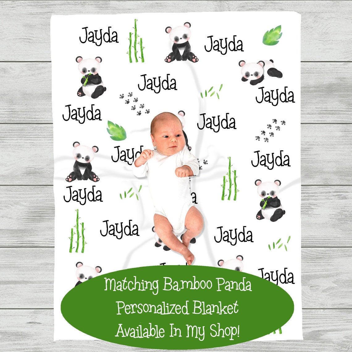 Bamboo Panda Alphabet Letters Numbers and Let's Play Etsy