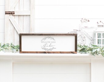 Wall Sign Mockup Etsy
