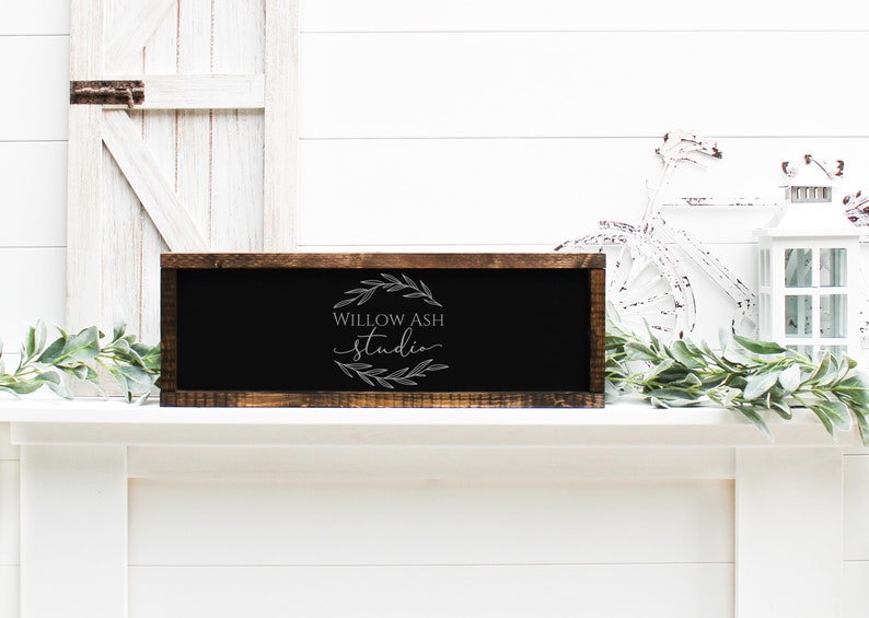 Download Wood Sign Mockup 6x20 Mockup Farmhouse Mockup Wood Frame | Etsy