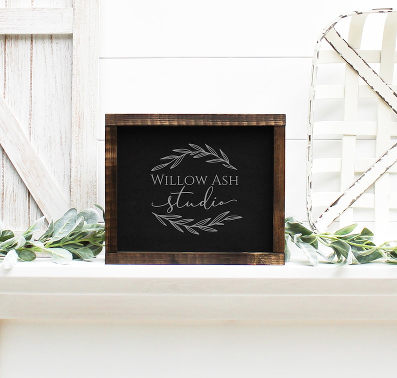 Download Wood Sign Mockup 8x10 Mockup Farmhouse Mockup Wood Frame ...