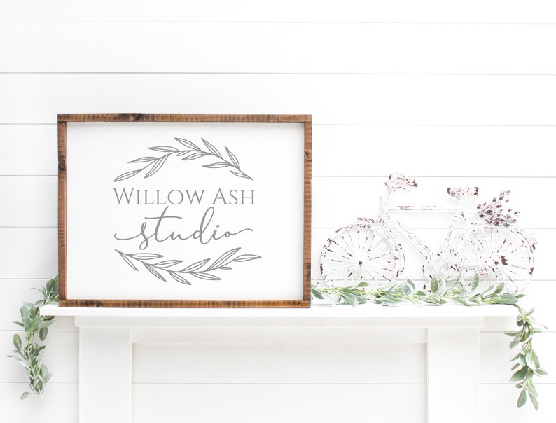 Download Wood Sign Mockup 18x24 Mockup Farmhouse Mockup Wood Frame ...