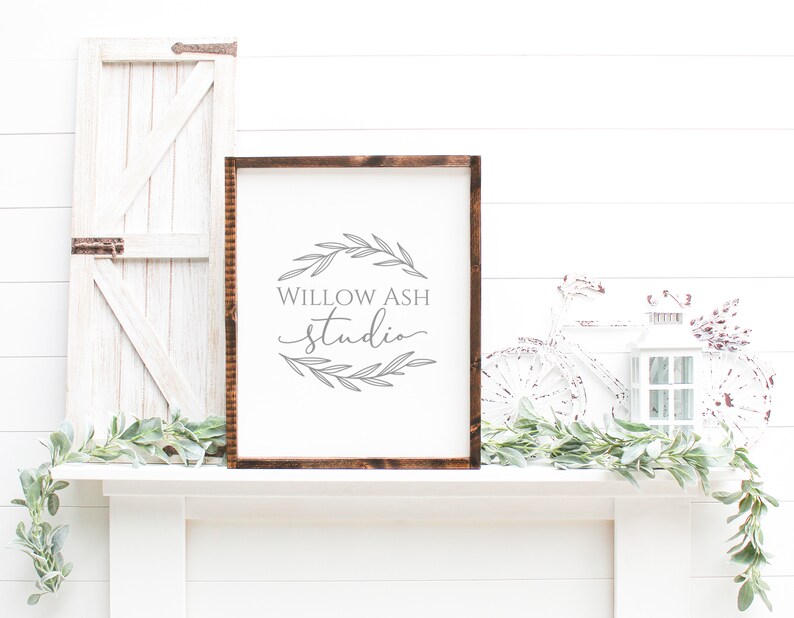 Download Wood Sign Mockup 16x20 Mockup Farmhouse Mockup Wood Frame | Etsy