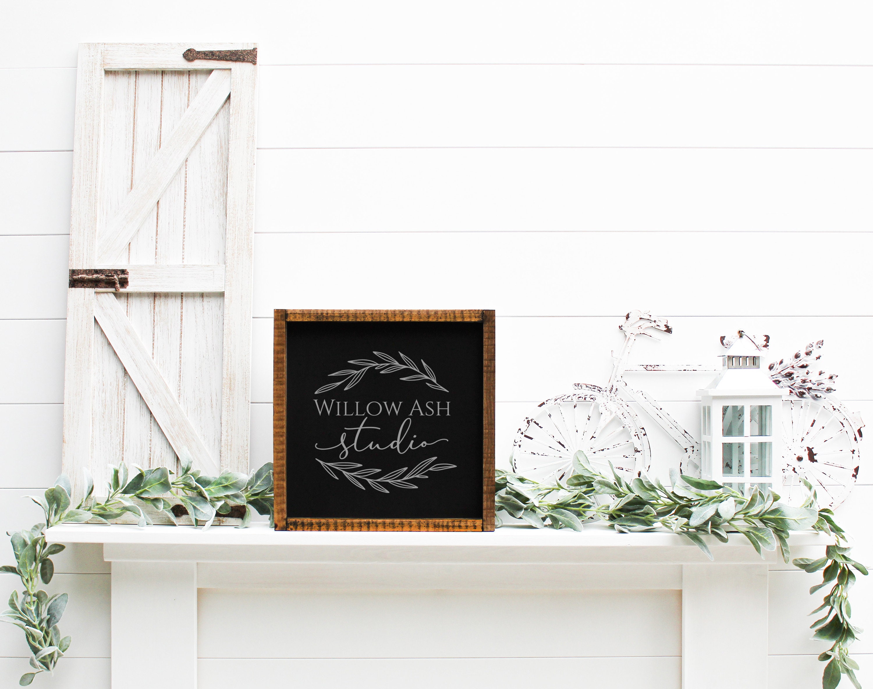 Download Wood Sign Mockup 12x12 Mockup Farmhouse Mockup Wood Frame | Etsy
