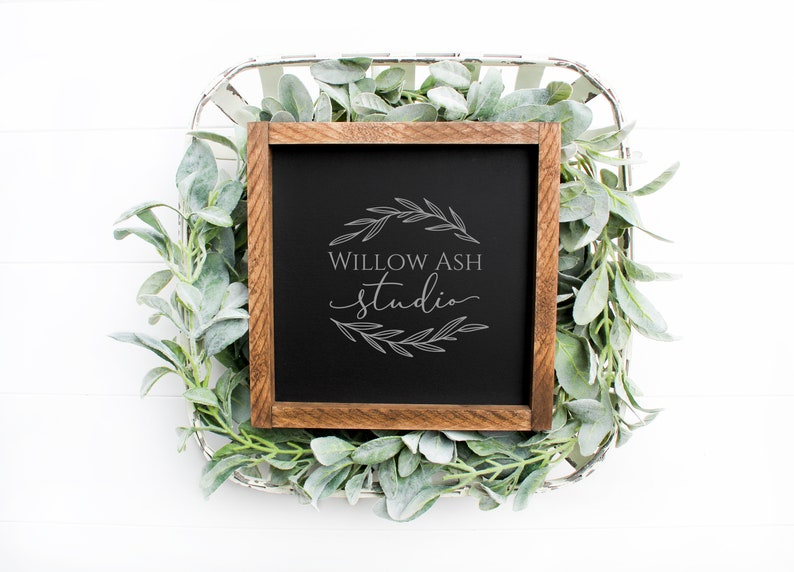 Download Wood Sign Mockup 9x9 Mockup Farmhouse Mockup Wood Frame | Etsy