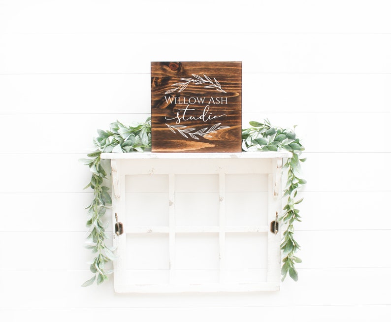 Download Wood Sign Mockup 12x12 Mockup Farmhouse Mockup Stained ...
