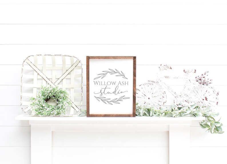 Download Wood Sign Mockup 11x14 Mockup Farmhouse Mockup Wood Frame | Etsy