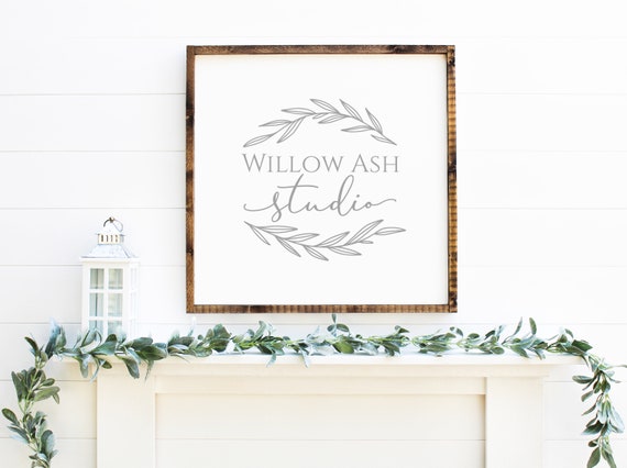 Download Wood Sign Mockup 24x24 Mockup Farmhouse Mockup Wood Frame Etsy