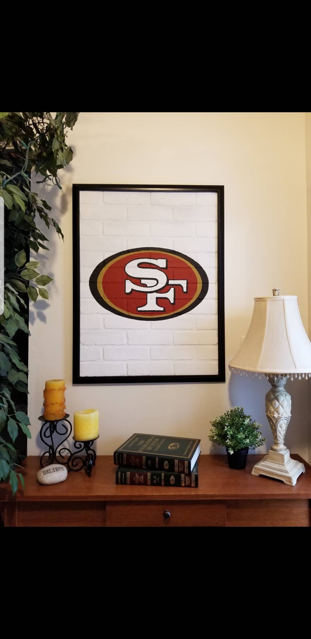San Francisco 49ers Brick Wall Art Etsy UK