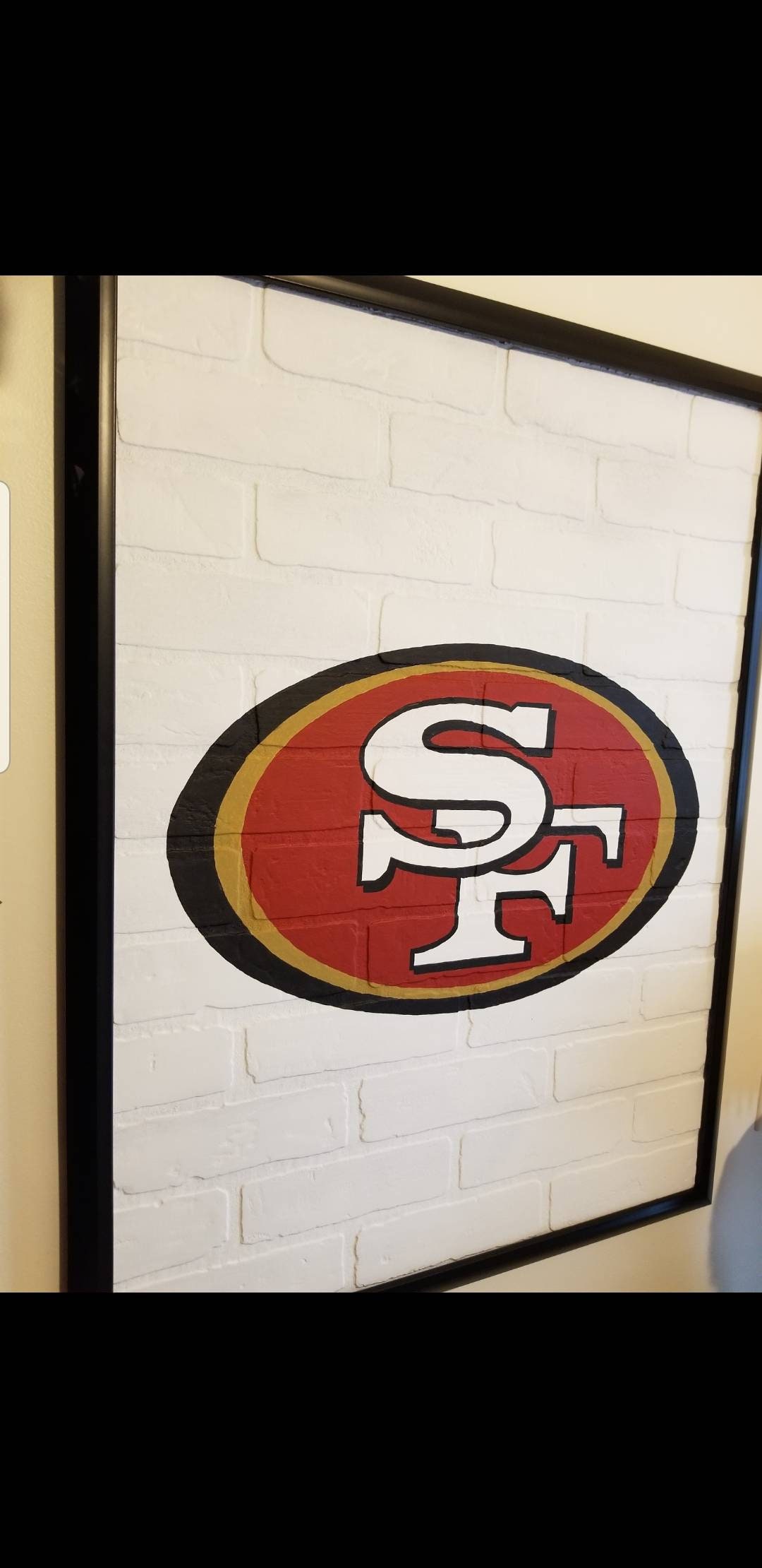 San Francisco 49ers Brick Wall Art Etsy UK