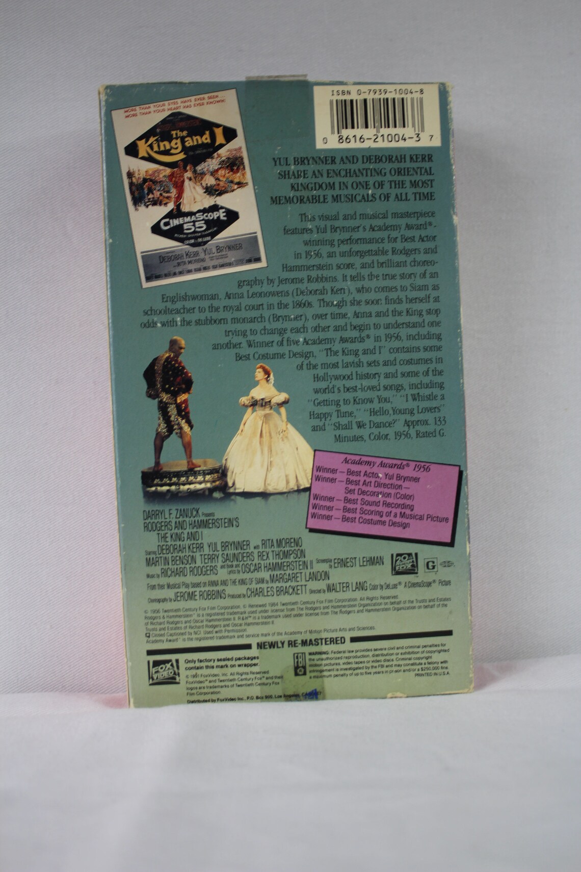 The King and I Musical VHS 1956 Film G Yul Brenner Etsy UK