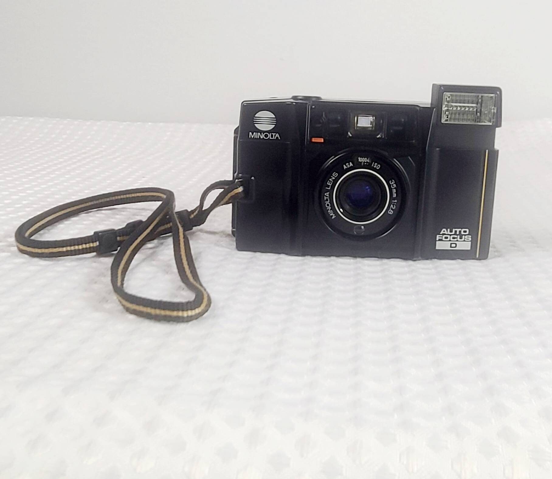 Minolta Af-s Quartz Auto Focus D Vintage Camera 35 Mm 1:28
