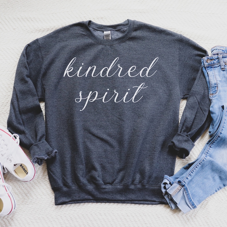 Kindred Spirit Sweatshirt Anne of Green Gables Shirt Anne - Etsy