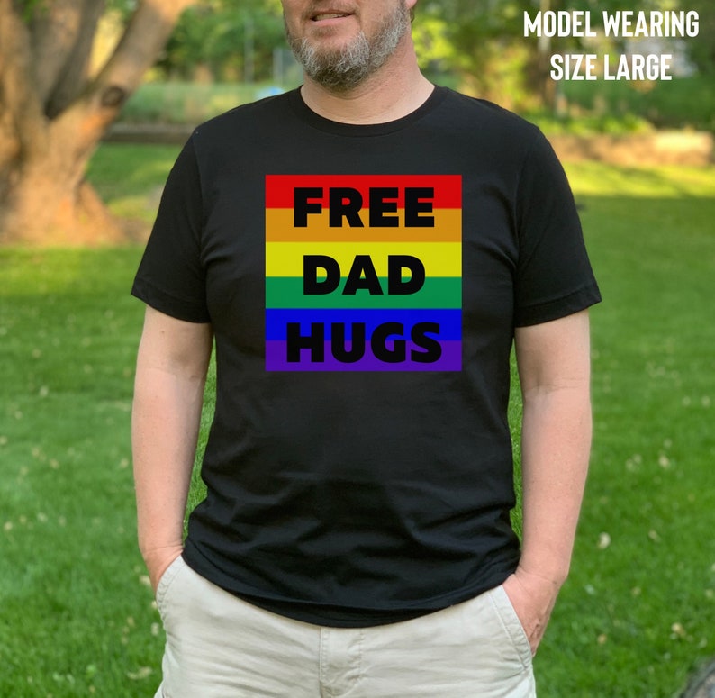 dad hugs shirt