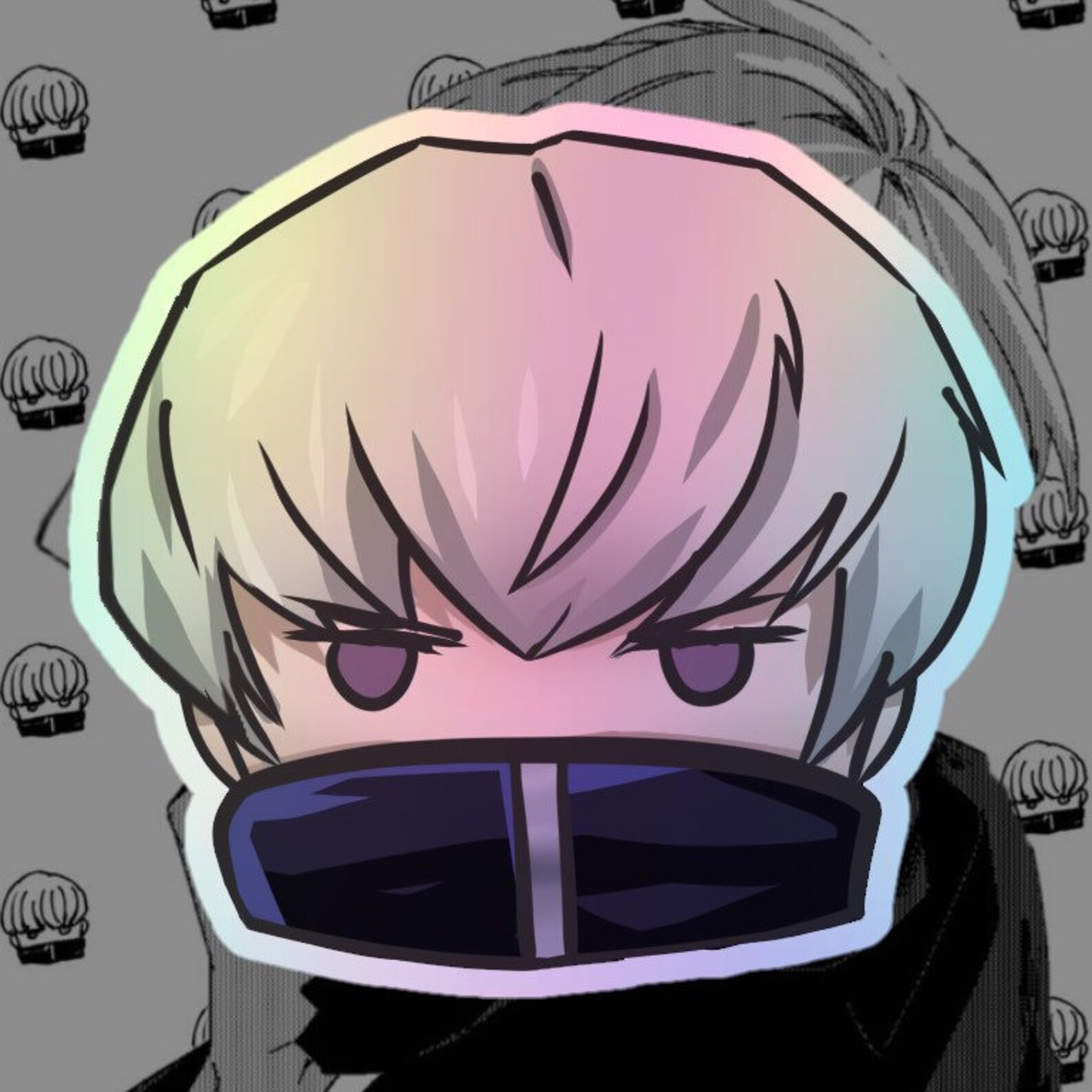 Jujutsu Kaisen Toge Chibi Holographic Sticker Etsy