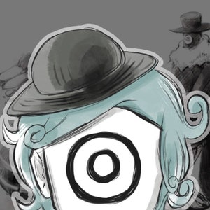 Eve Kurukuru-vinyl Peeker-sticker