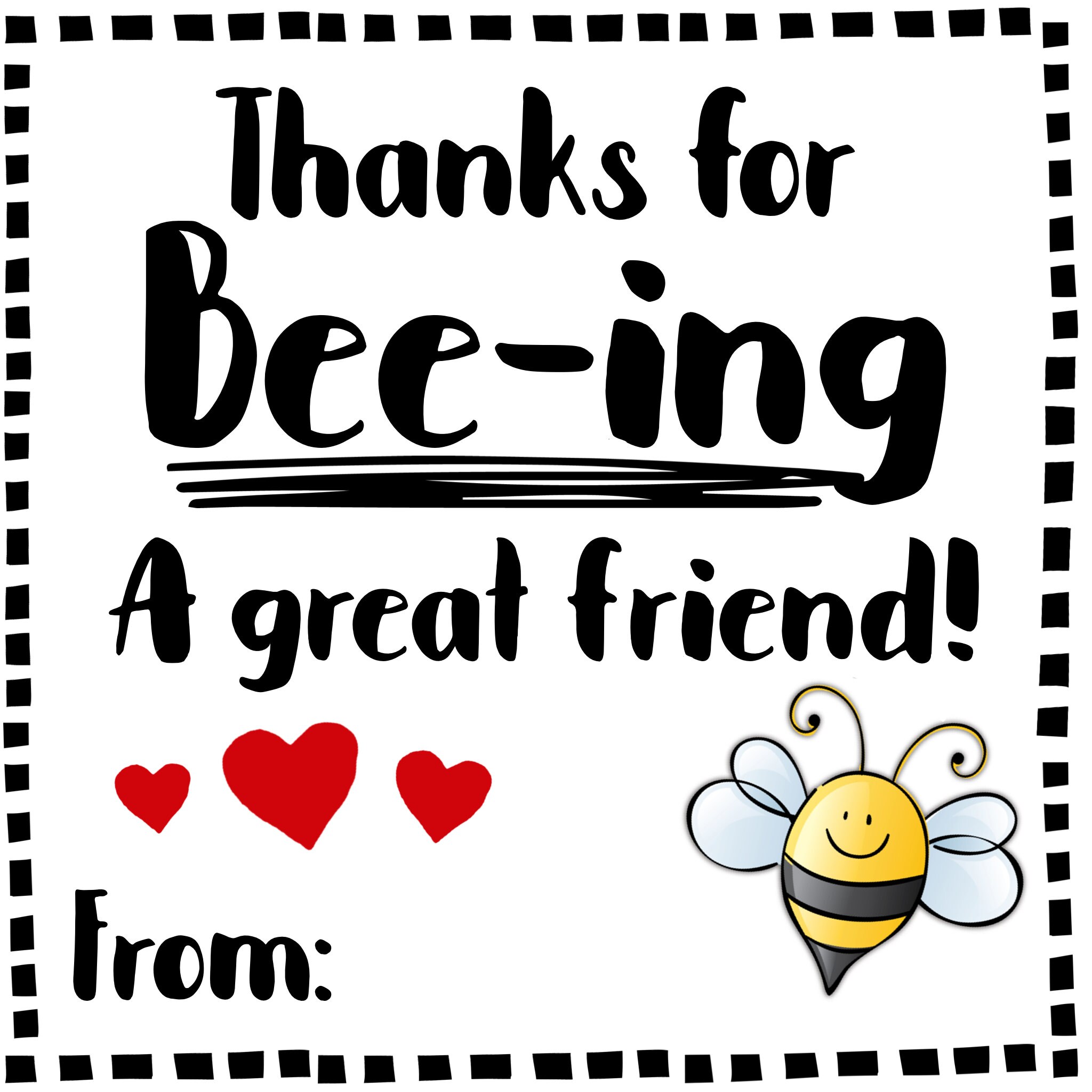 Bee Valentines / Instant Download / Class Valentines / Beeing | Etsy