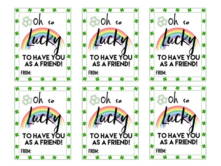 St. Patrick's Day Printable/ St. Patrick's Day Card/ - Etsy