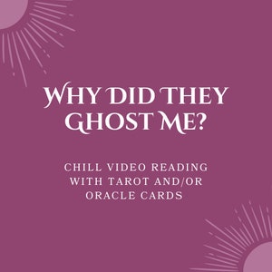 Waarom spookten ze door je video Tarotlezing | Ontdek waarom ze MIA zijn geworden | Levering op dezelfde dag mogelijk.