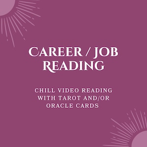 Lectura de tarot en video sobre trabajo / Para obtener información sobre los desafíos laborales o profesionales, lo que se avecina con el empleo, etc. / Entrega el mismo día disponible.