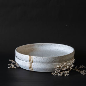 Abby Large Plate, Dinner Plate, Ceramic Dinnerware, Ceramic Plates, Handmade Wedding Gift, Minimalist Tableware, Kitchen Gift