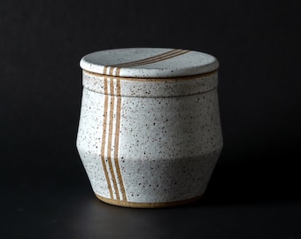 Abby French Butter keeper, handmade butter crock, unique gift idea, unique modern simple design