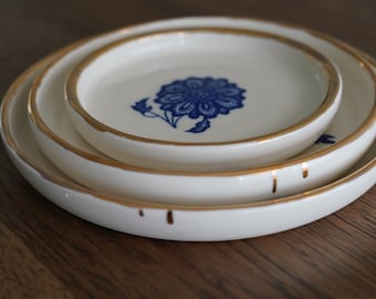 Antoinette Small Plate, Dinner Plate, Ceramic Dinnerware, Rustic Modern Plates, Handmade Wedding Gift, Minimalist Tableware, Kitchen Gift