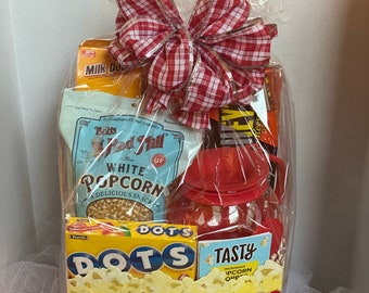 Family Movie Night Gift Basket /Gift Basket / Popcorn Gift Basket