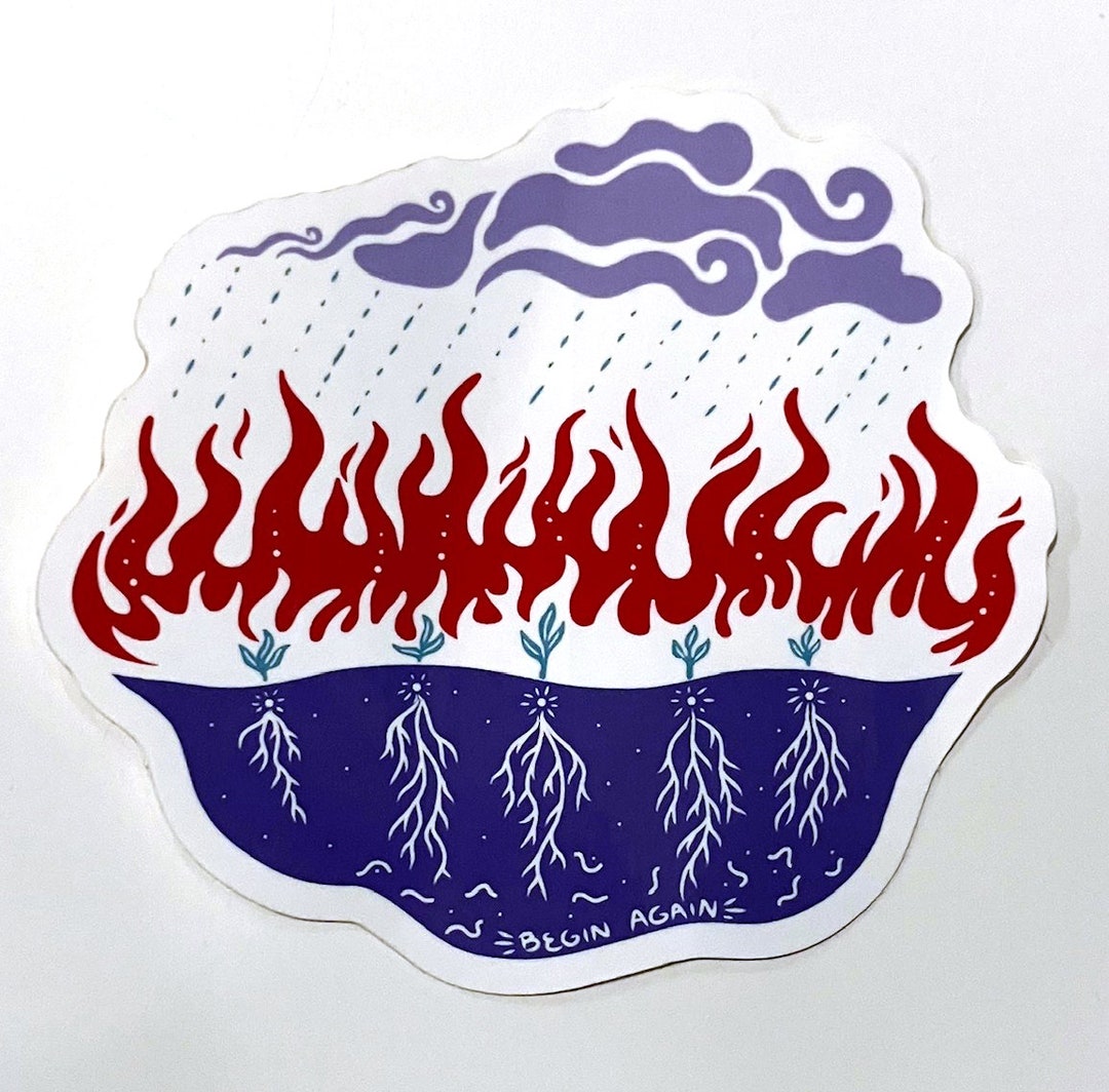 Prairie Cycles Sticker - Etsy