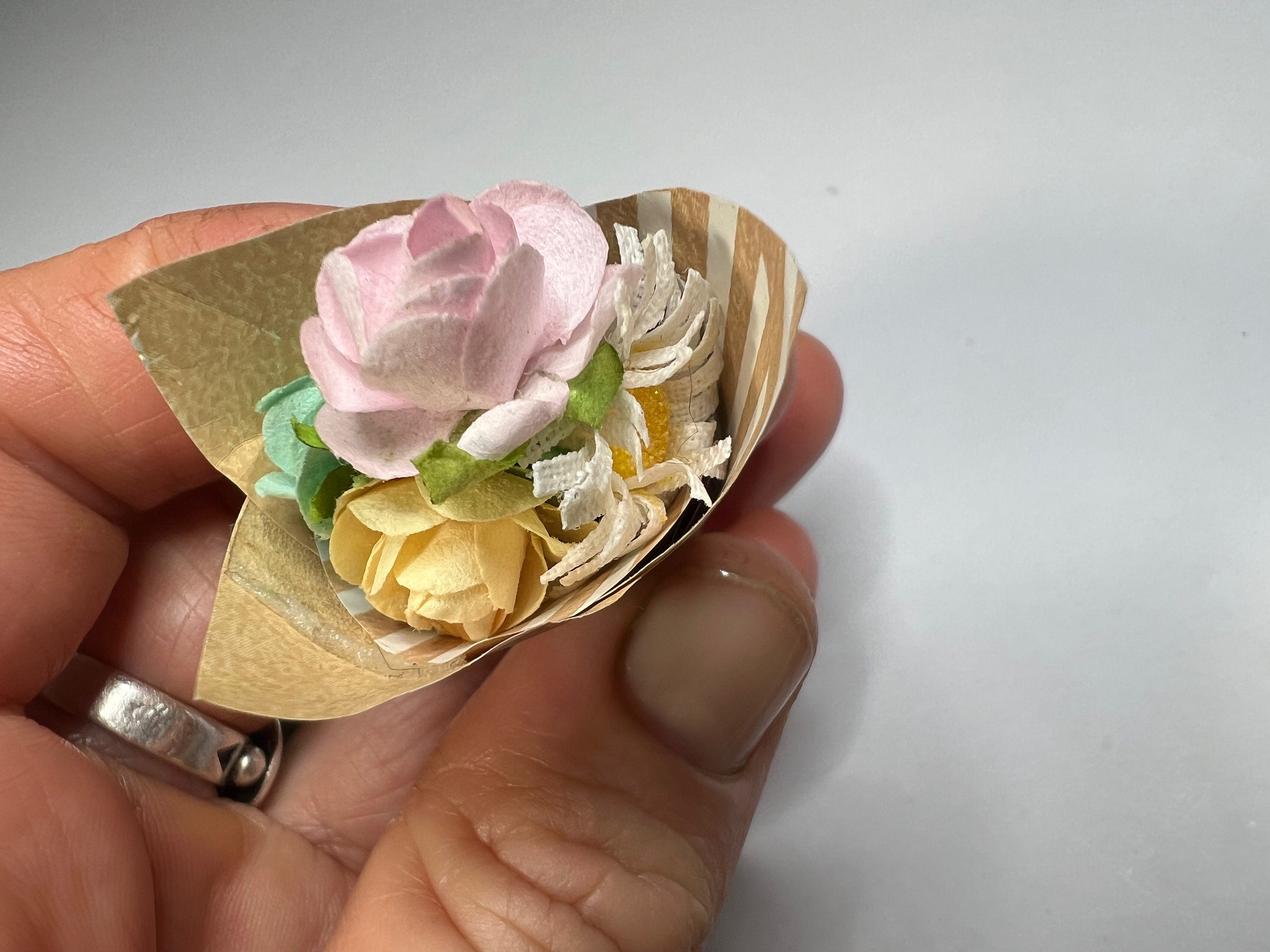 DIY Chocolate Paper Flower Bouquet