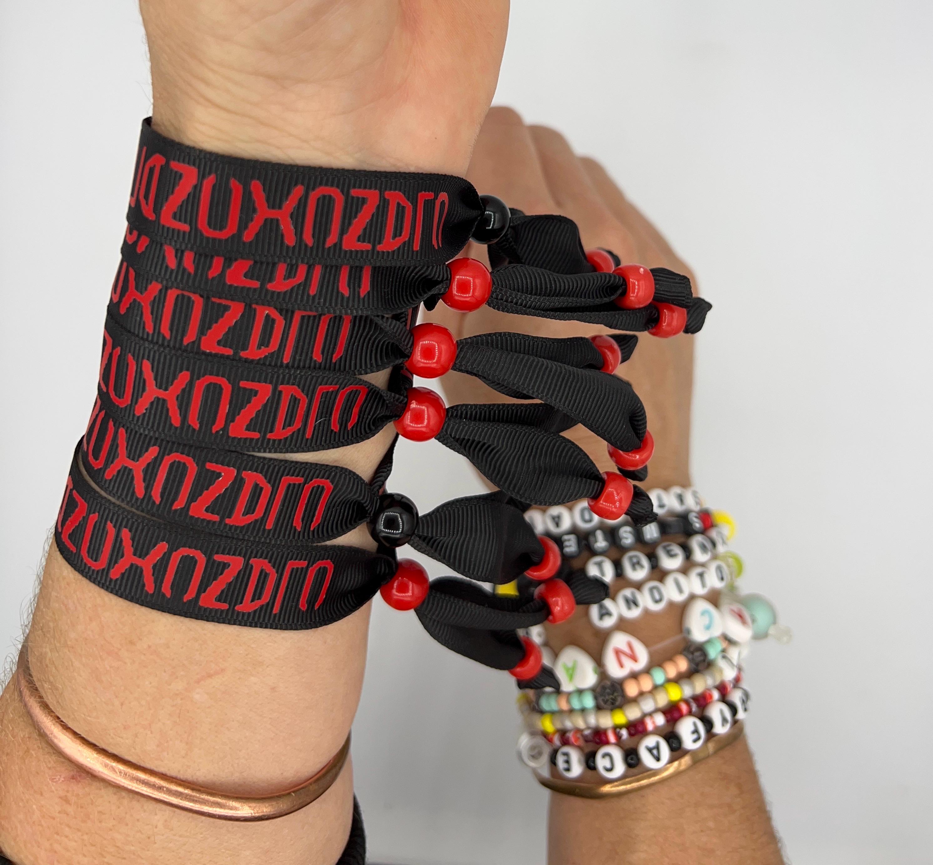 Twenty One Pilots Friendship Bracelet. Red Clancy Stole Bracelets