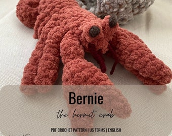 Bernie the Hermit Crab - PDF Crochet Pattern