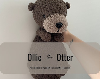 Ollie the Otter - PDF Crochet Pattern