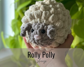Rolly Polly Sheep - Digital PDF Crochet Pattern