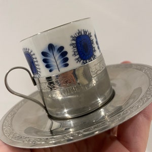 J Kronester Bavaria German demitasse espresso set