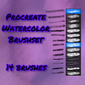 Procreate Watercolor Brushes