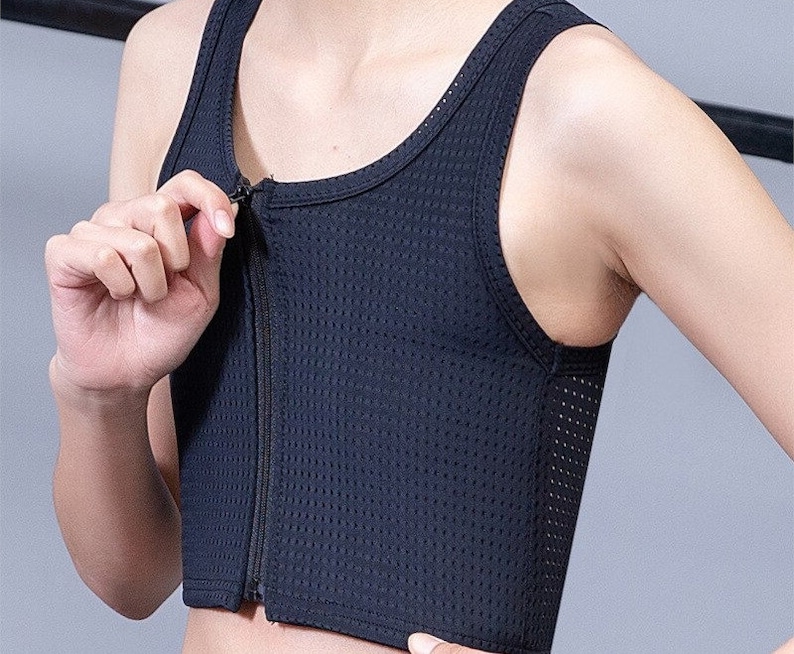 Transgénero Tomboy Binder Compresión Transpirable Strapless Etsy España