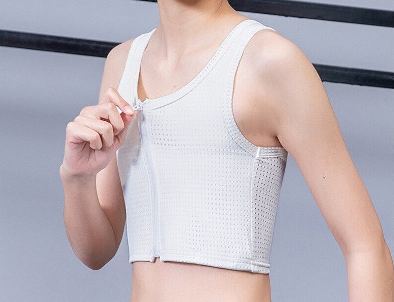 Transgénero Tomboy Binder Compresión Transpirable Strapless Etsy España