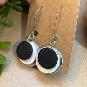 Clay Earrings - Lightweight - Handmade - Polymer Clay - Dangle Earrings - Statement Earrings