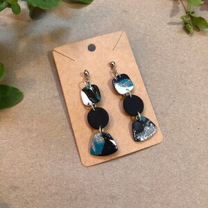 Clay Earrings - Lightweight - Handmade - Polymer Clay - Dangle Earrings - Statement Earrings