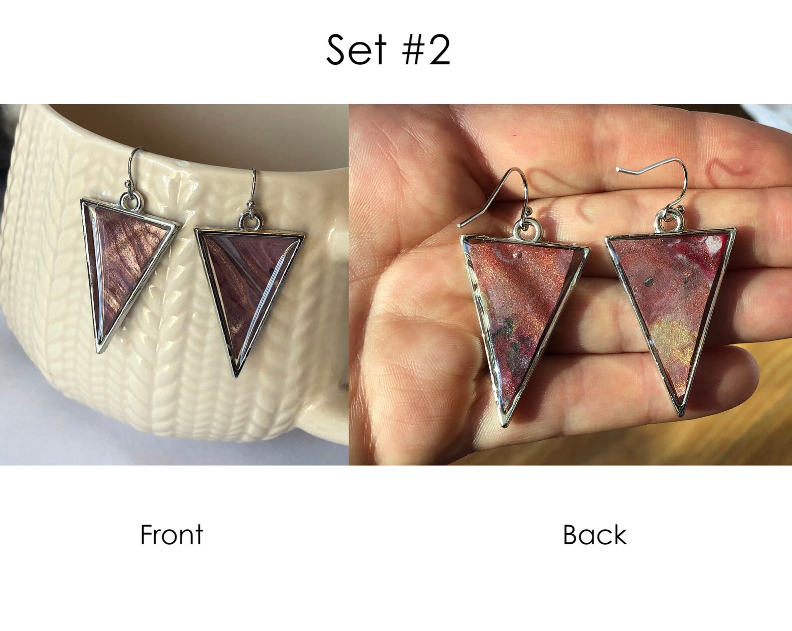 Acrylic pour jewelry Paint pouring Acrylic skins Fluid Etsy