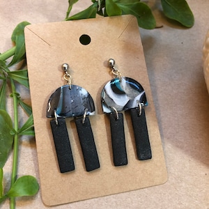 Clay Earrings - Lightweight - Handmade - Polymer Clay - Dangle Earrings - Statement Earrings