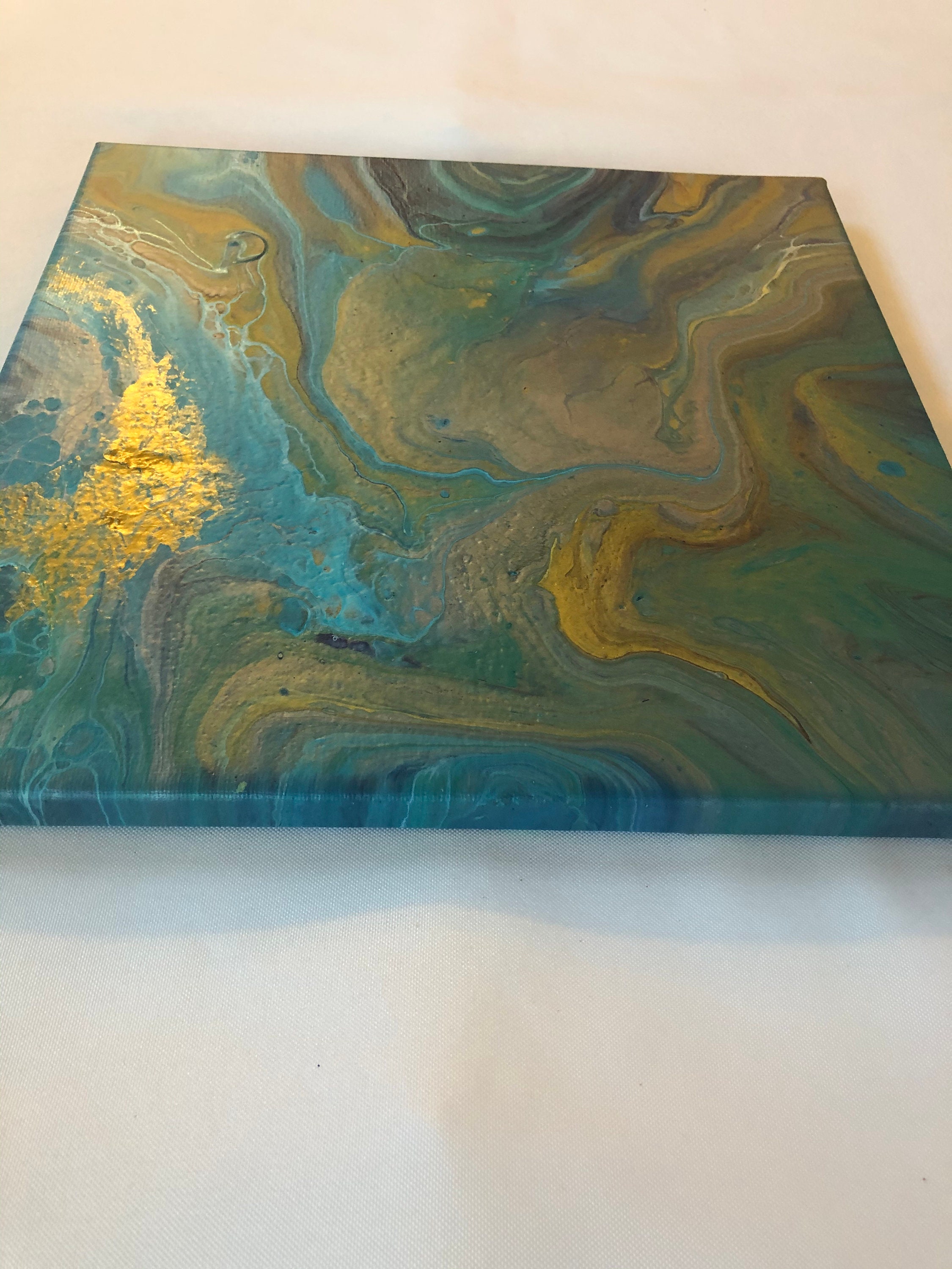 Fluid Art Painting. Marble Wall Art. Acrylic Fluid Art. Acrylic Pour ...