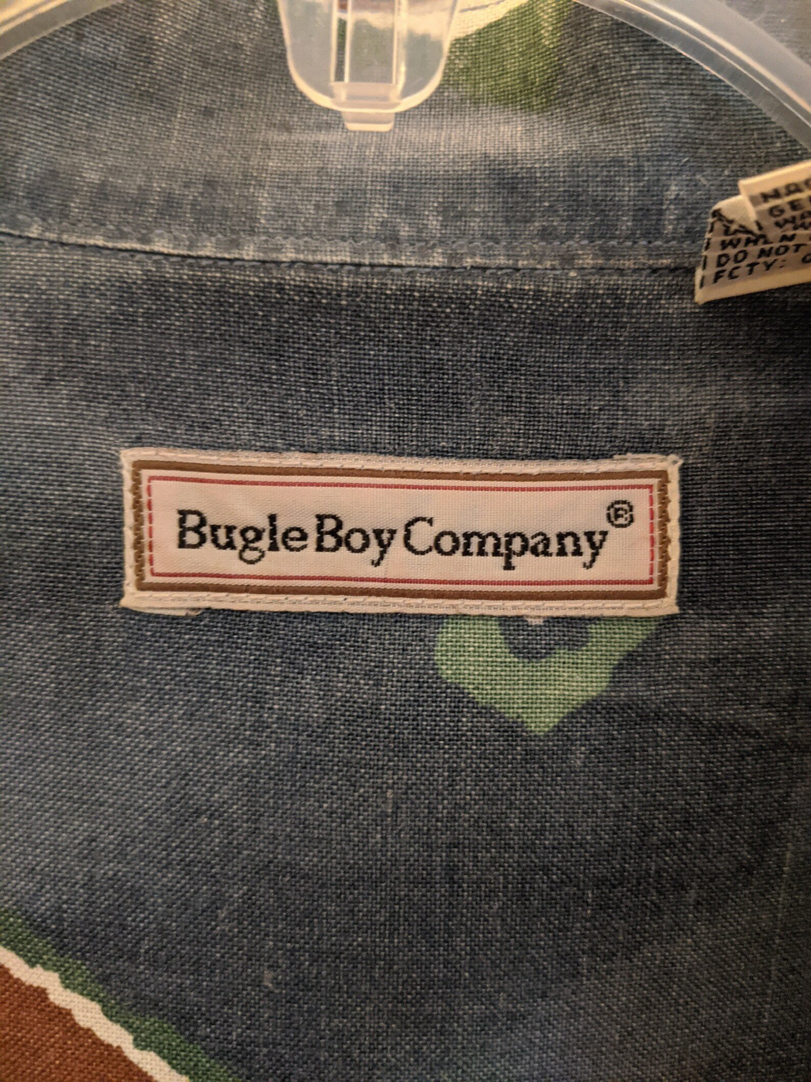 Buy Vintage 90s Bugle Boy Company Mens M Long Sleeve Button Down Shirt