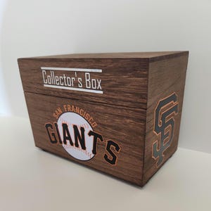 4x6 San Francisco Giants Baseball Card Collector&#39;s Box