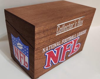 4x6  Football Trading Card Collector&#39;s Box