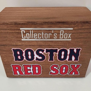 4x6 Boston Red Sox Baseballkarten Sammlerbox