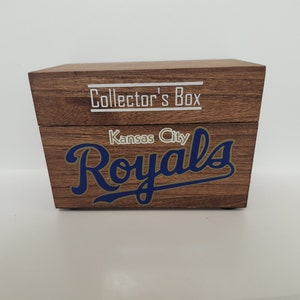 4x6 Kansas City Royals Baseball Card Collector&#39;s Box